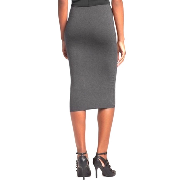 Nordstrom Leith Midi Tube High Waist Bodycon Skirt Small NWT New - Picture 2 of 10